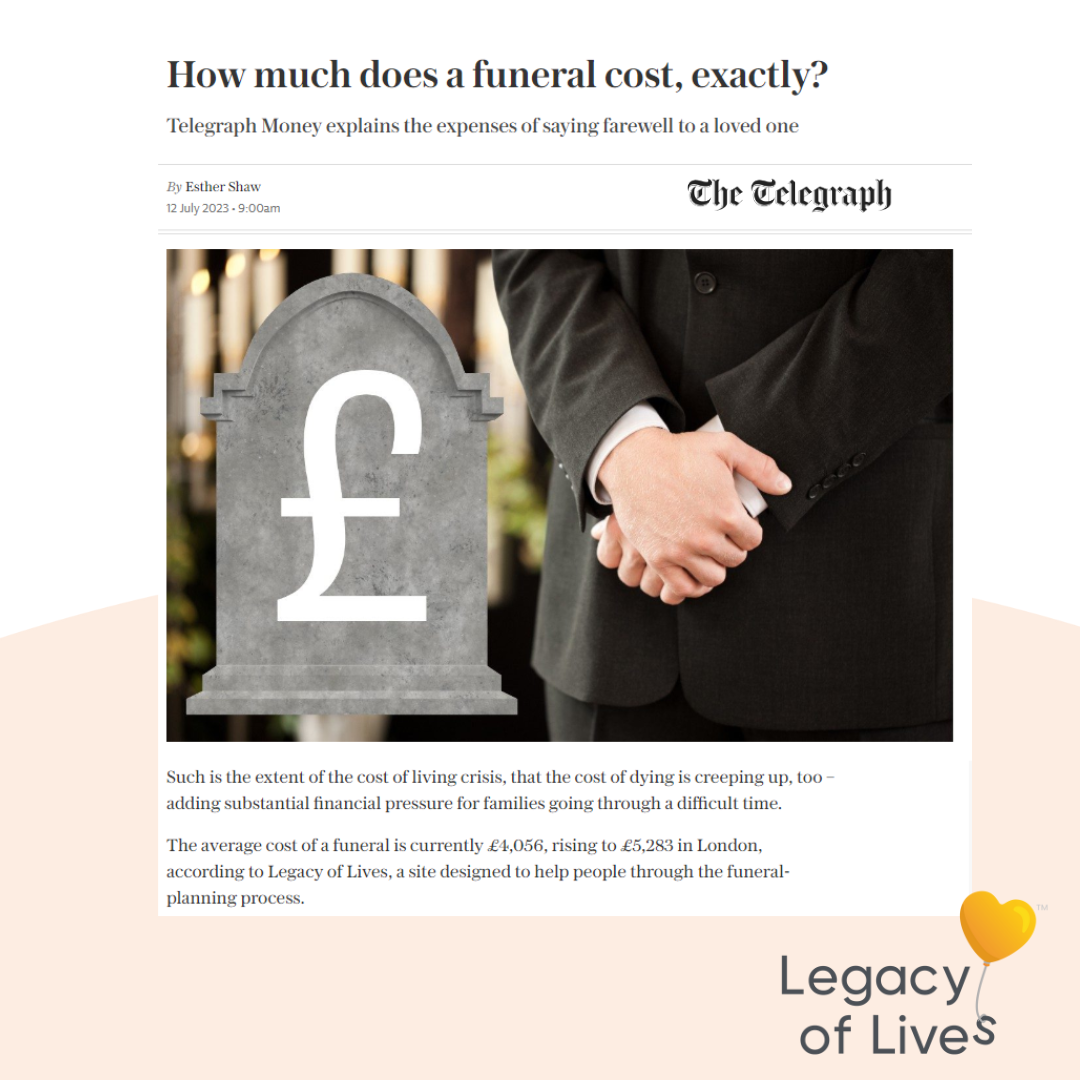 How much does a funeral cost, exactly? The Farewell Guide Featured in The Telegraph.